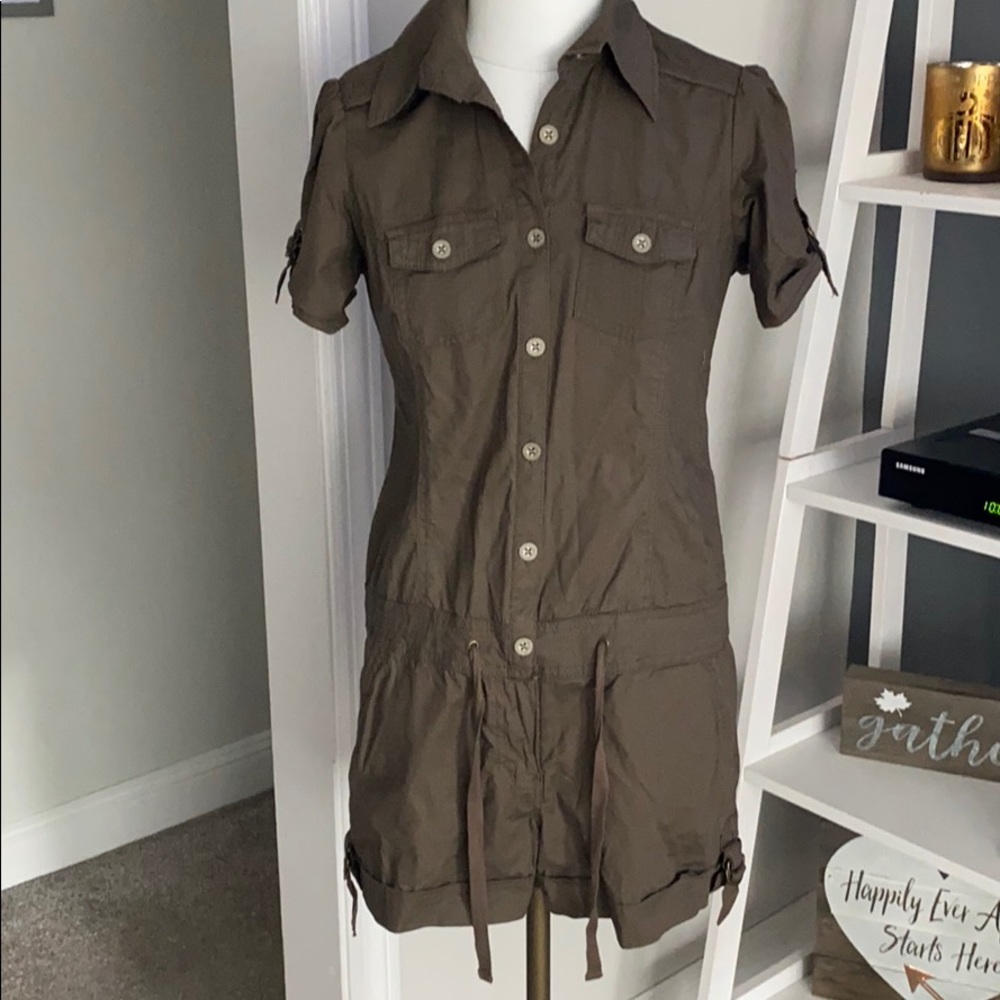 Military style romper